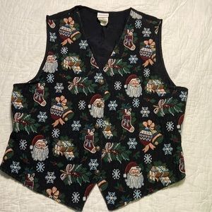 Bobbie Brooks Christmas Vest Size XL